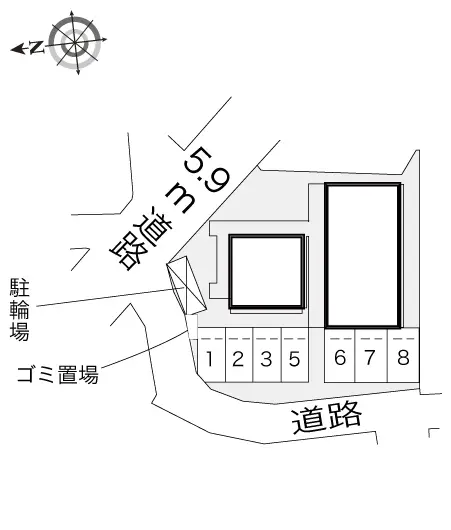 ★手数料０円★亀岡市大井町並河　月極駐車場（LP）